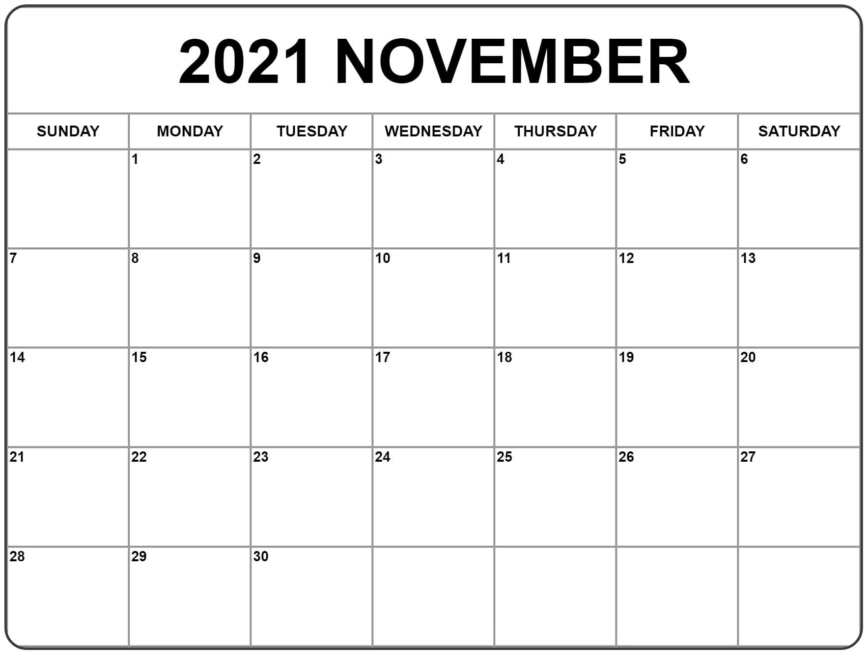 November 2021 Calendar Vivah Muhurat