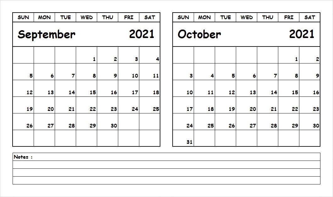 October 2021 Calendar With School Holidays