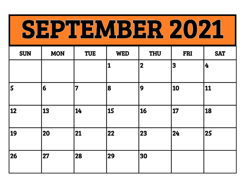 September Calendar 2021 Telugu