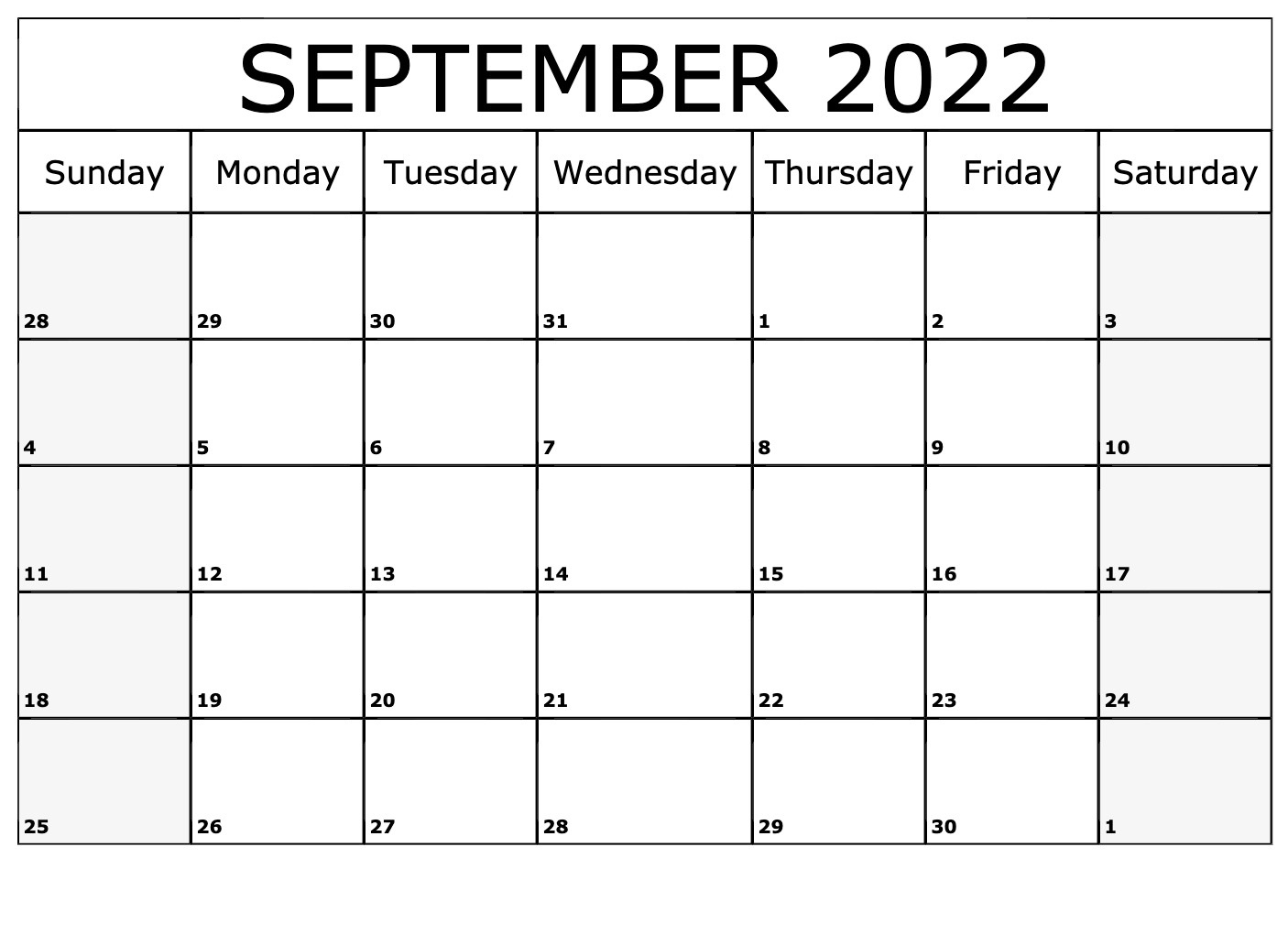 2022 Calendar Printable UK