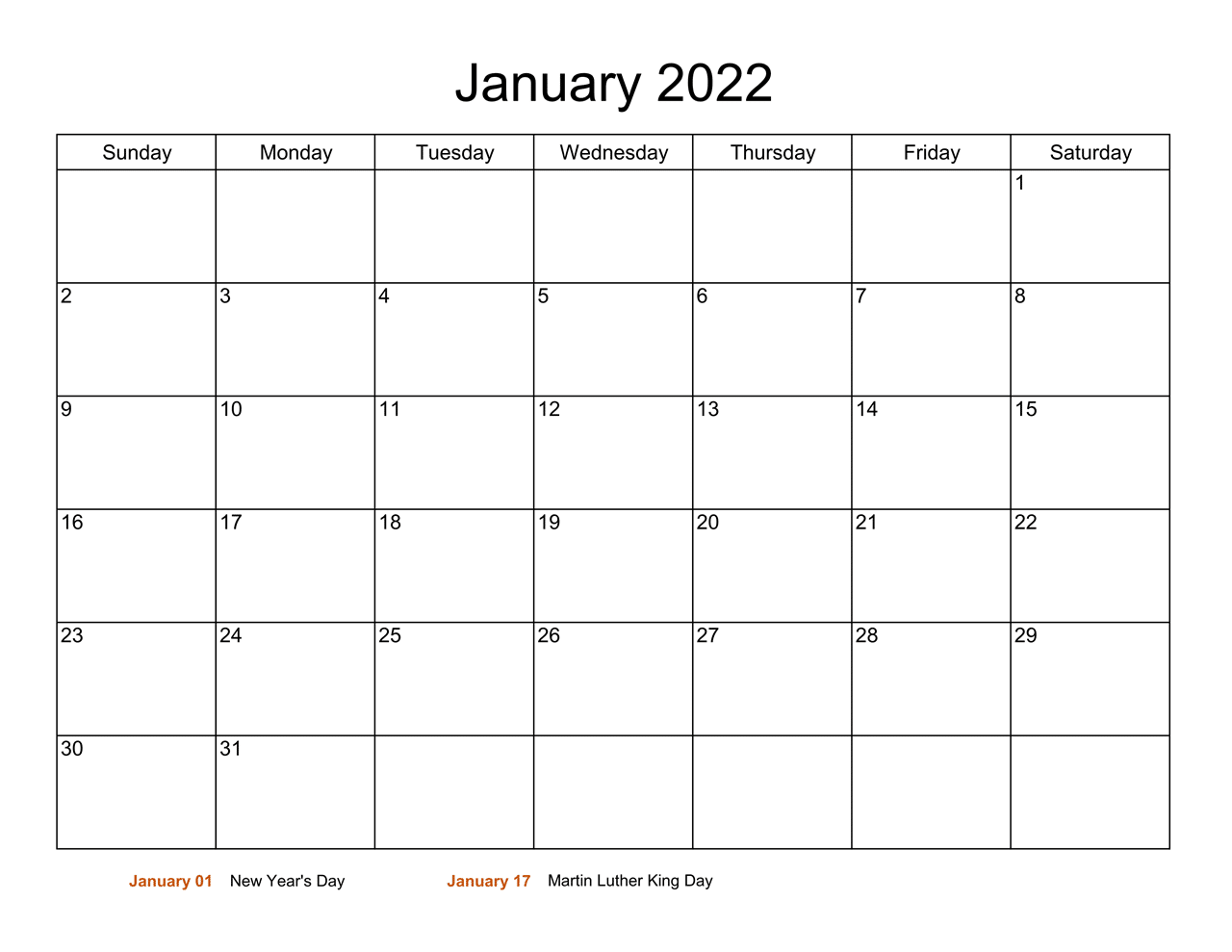 2022 calendar Australia excel