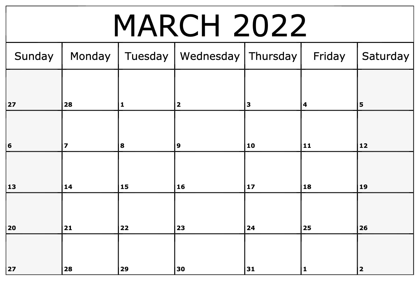 Printable 2022 Calendar Australia