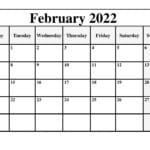2022 February Calendar Tamil