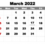 Calendar March 2022 Kalnirnay