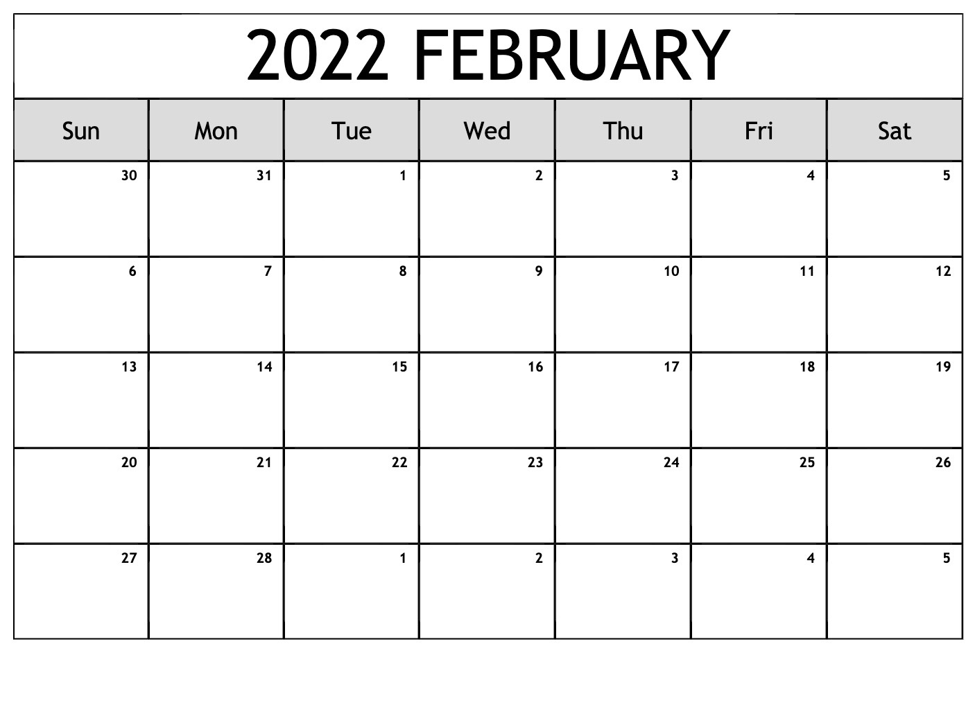February 2022 Calendar With Holidays Philippines