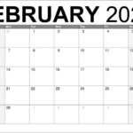 February 2022 Excel Calendar Template