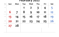 February Islamic Calendar 2022