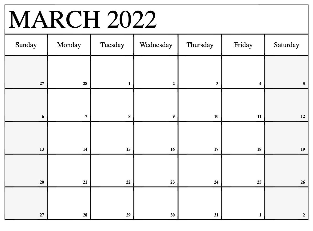 March 2022 Calendar With Holidays Philippines