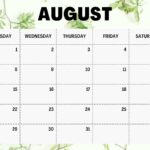 2023 August September Calendar