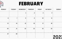 2023 February Calendar Malaysia