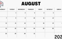 August 2023 Calendar Australia