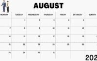August 2023 Calendar Notion Template
