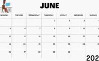 Calendar 2023 June Free Printable