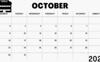 Calendar 2023 October Monday Start