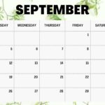 Calendar 2023 September Excel