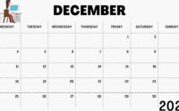 December 2023 Blank Calendar