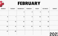 February 2023 Calendar with Holidays England