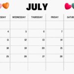 July 2023 Printable Blank Calendar