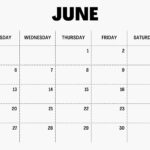 June 2023 Calendar Editable Template