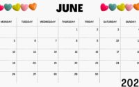 June 2023 Free Printable Calendar