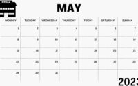 May 2023 Blank Calendar By Month Printable