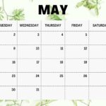 May 2023 Calendar Excel Template