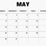 May School Calendar 2023