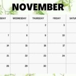 November 2023 Printable Calendar Free