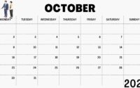 October 2023 Blank Notion Calendar