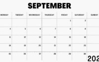 September 2023 Printable Calendar Free